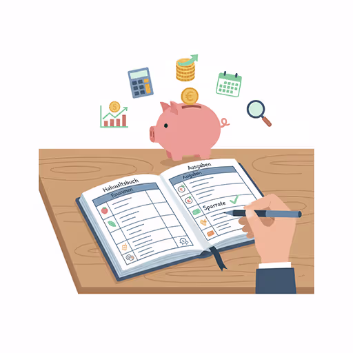 Finde deine Sparrate mit einem Haushaltsbuch Finde deine Sparrate mit einem Haushaltsbuch