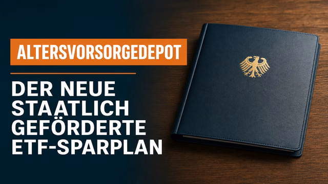 Altersvorsorgedepot: Der neue staatlich geförderte ETF-Sparplan
