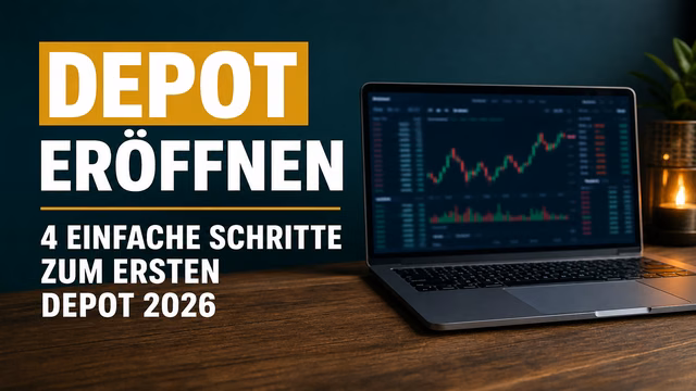 Depot eröffnen: 4 einfache Schritte zum ersten Depot 2026